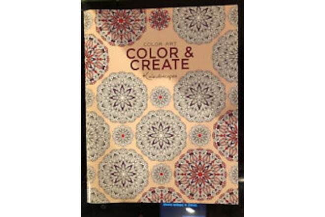 Color Art Color & Create Kaleidoscopes Adult Coloring Book