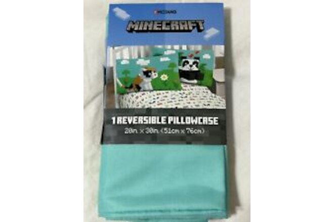 Minecraft Reversible Pillowcase boys bedding standard size new #19641