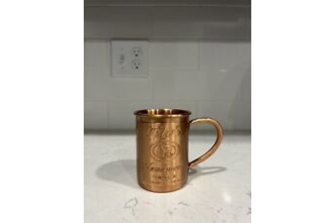TITO'S handcrafted copper Moscow Mule mug, Austin Texas