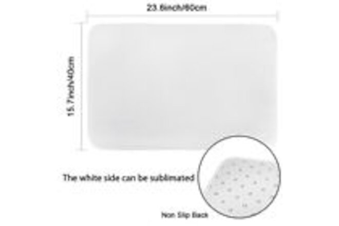 10/Pack Sublimation Blanks Door Mat 15.7in x 23.6in