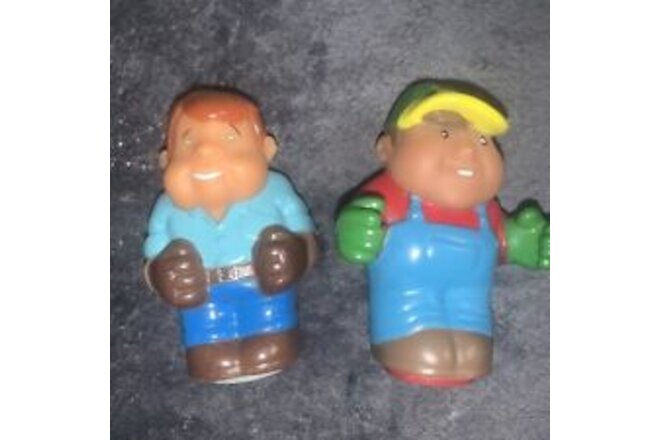 Fisher Price Little People John Deere Tractor Farmer And Farm Hand