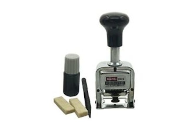 Automatic Numbering Machine 5 Wheels Self Inking Number Stamp for Numbering C...