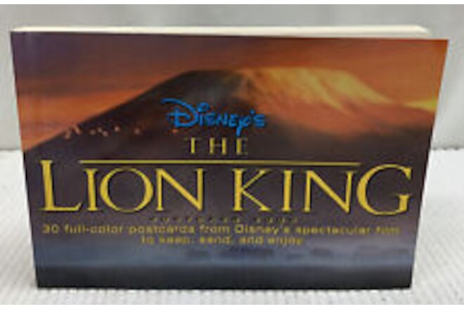 Vintage Disneys The Lion King Postcard Book