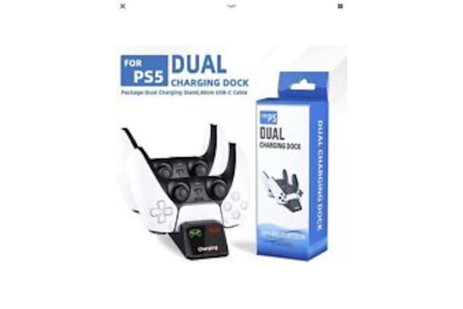 PS5 Dual Charging Dock Station Stand Charger SYP-1019 - Black