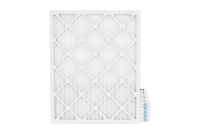 16x20x1 MERV 8 Pleated AC Furnace Air Filters. 6 Pack. Made in USA
