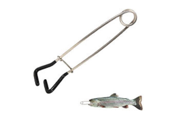 1 Pc Stainless Steel Fish Mouth Jaw Spreader Opener Camping Hanging Pot Hook