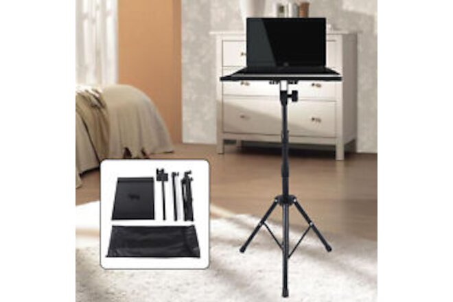 Adjustable Projector Laptop Stand With Tray Laptop Tripod Stand Table for Office