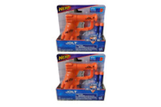 Nerf N-Strike Jolt Blaster Mini Dart Gun Pistol 2 Pack Lot