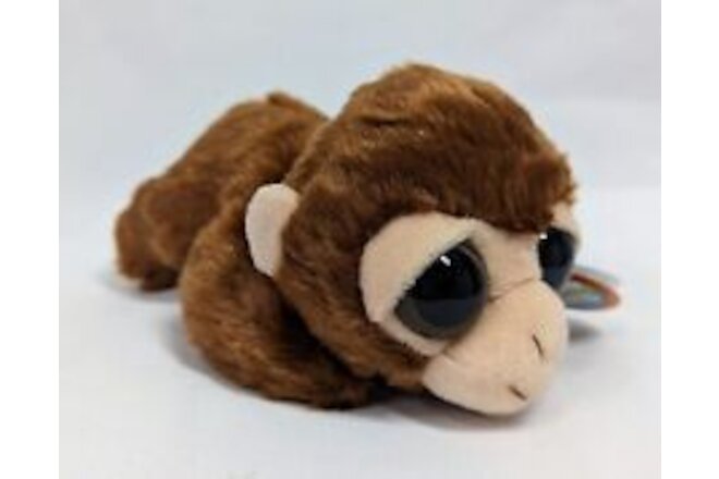 Dreamy Eye Monkey Brown Plush Animal 6" Soft Kids Toy Big Eyes Doll Aurora World