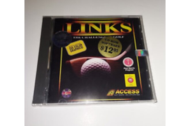 LINKS The Challenge of Golf PC Platinum CD-ROM Software NEW & SEALED