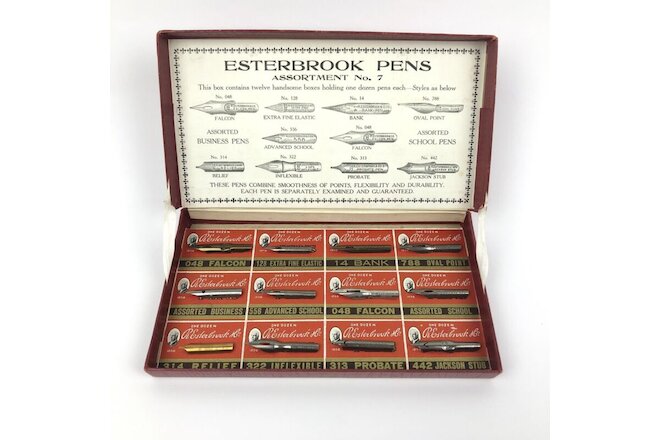 Lot of 12 Esterbrook Pen Nibs from Assortment #7 NEW Vintage Radio Bank Falcon
