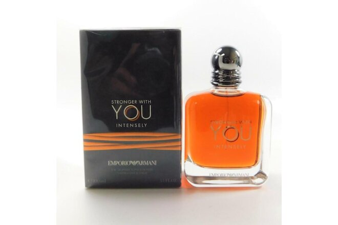 Emporio Armani Stronger With You Intensely EDP for Men 3.4 oz / 100 ml *NEW BOX*