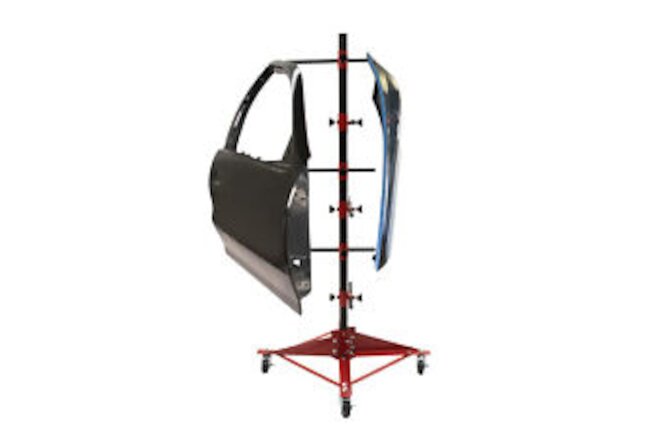 Auto Body Door Fender Paint Stand 100KG Adjustable Center Post Hang Iron Stand
