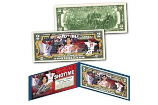 SHOHEI OHTANI Shotime Japan Version Officially Licensed MLBP Genuine $2 US Bill