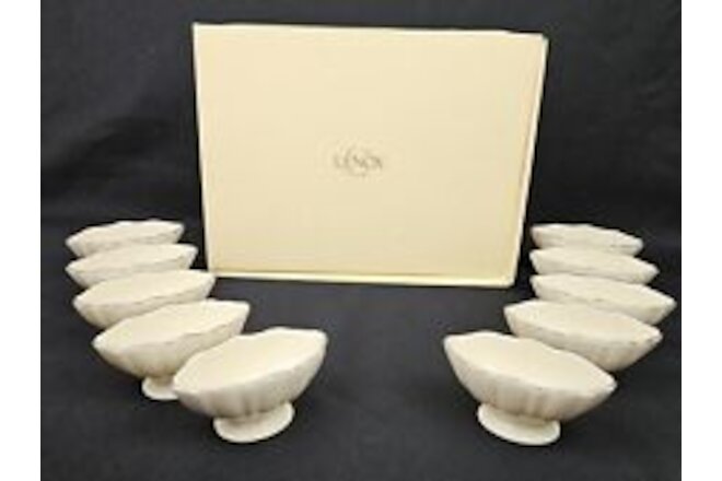 Lenox Wedding Promises Platinum Sweetheart Bowls 3.5" Set of 10 6128961 NEW