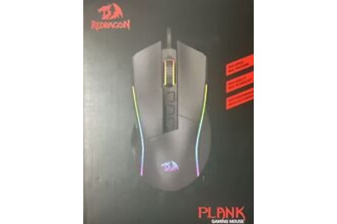 Reddragon Wired Plank gaming mouse Sealed New