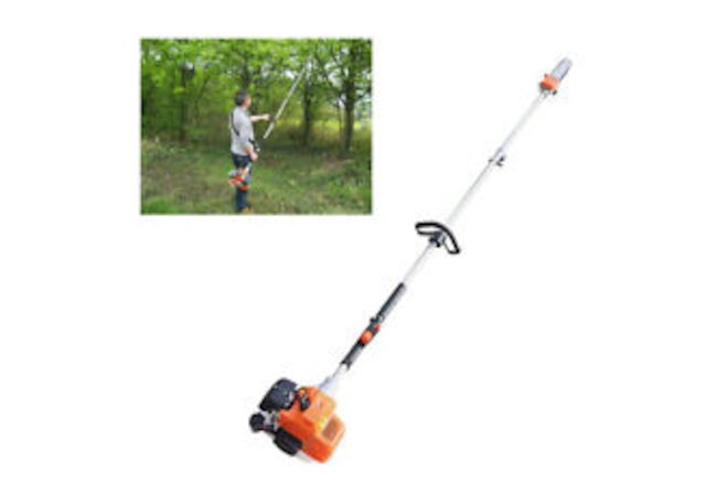 52CC 2-Stroke Chainsaw Pole Saw Pruner Pruning Saw Gas Powered Tree Trimmer