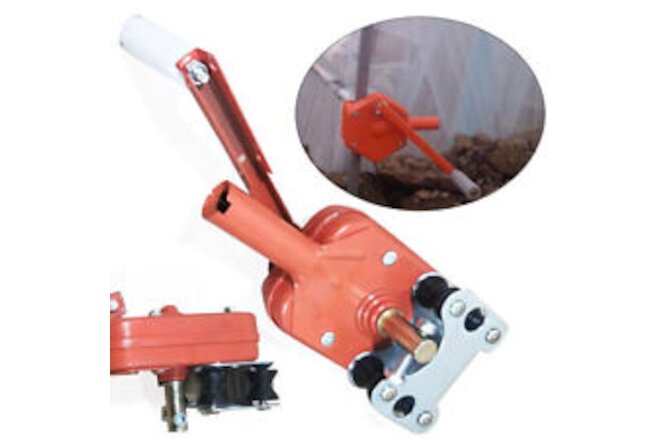 Manual Greenhouse Sidewall/Top Film Roll Up Crank Winch Film Coiling Machine US