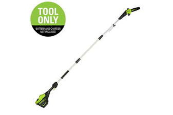 Greenworks 60V 10" Cordless Battery Pole Saw (Tool Only) Automatic Chain Oiler