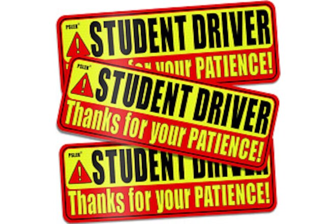 Driver Magnet for Car,Be Patient Student Driver Boys and Girls New Student Drive