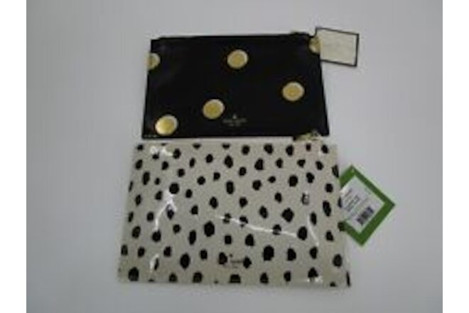 2x Kate Spade New York $30 NWT Pencil Pouch with Sharpener, Ruler and Eraser