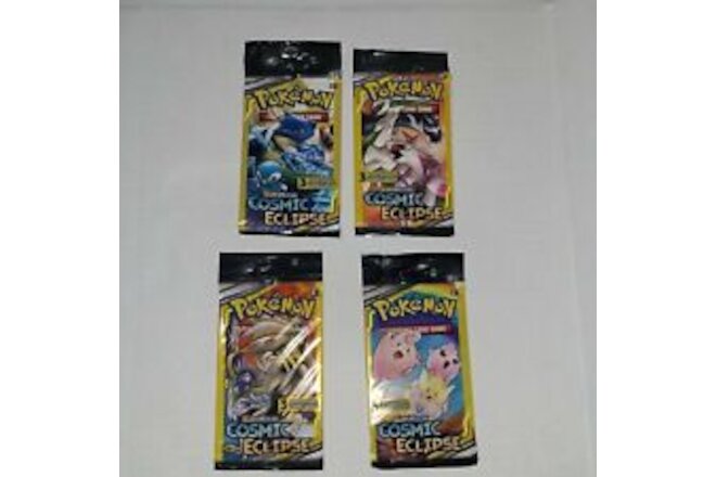 1🔥Pokemon Sun And Moon Cosmic Eclipse 3 Cards Booster Pack Sealed Unweighed🔥