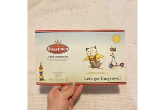 NEW VINTAGE 90’S Richard Scarry's Busytown Birthday Invitation Party Supplies #8
