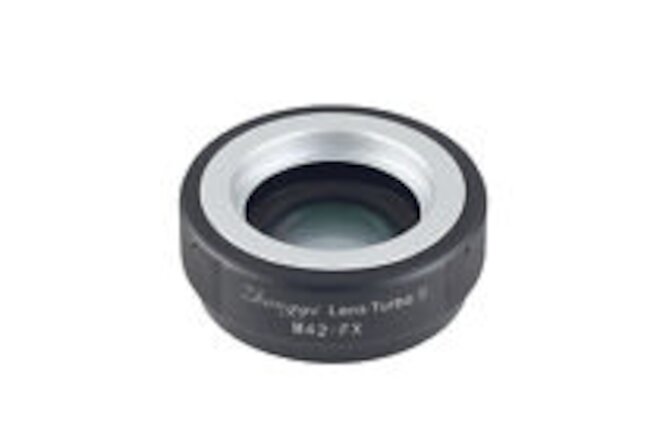 Lens Turbo II adapter for M42 mount lens to FUJIFILM XPro2 XH1 XT3 XT20 T1