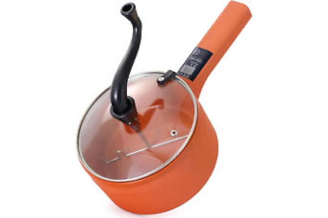 Multifunctional Electric Hot Pot Cooker, Upgraded Non-Stick Stainless Steel 1L M