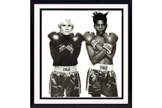 Andy Warhol & Basquiat Custom Framed Art Poster Print