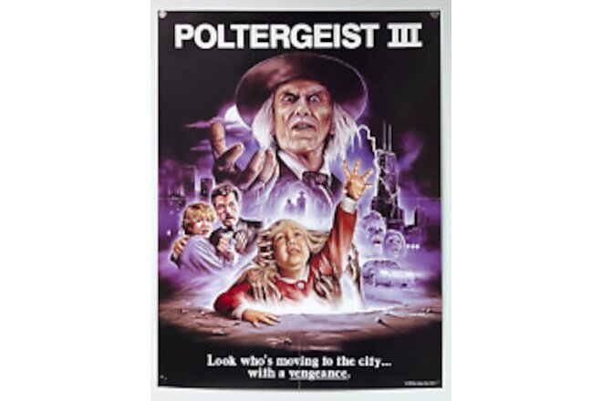 Scream Shout Factory 18x24 Poltergeist 3 Collectors Edition Horror Movie Poster