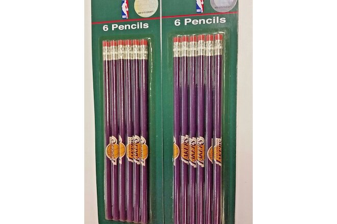 NBA Los Angeles Lakers Pencils, NEW (Pack of 12)