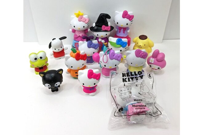 Hello Kitty & 5 Friends McDonald Happy Meal lot 15 Figurine Toys Chococat &more
