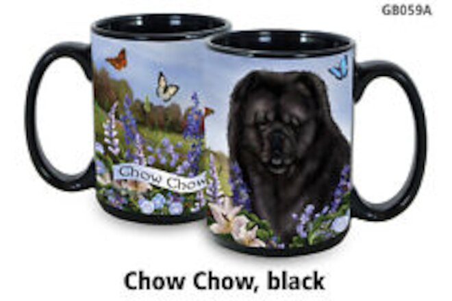 Garden Party Mug - Black Chow Chow
