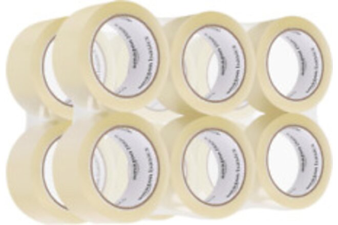 Packaging Tape, 1.9 in X 72.2 Yards, 1.8Mil Thickness (12-Roll), Clear