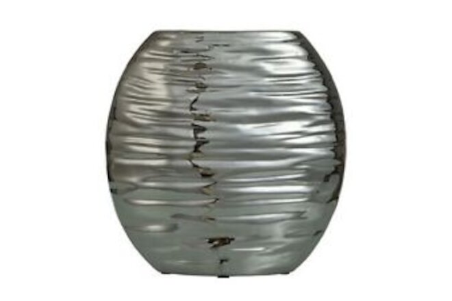 Longlands Lea - Short Vase In Modern Style-12 Inches Tall and 13 Inches