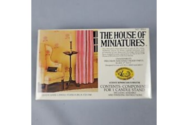 House of Miniatures Queen Anne Candle Stand 1:12 Furniture #40013 X-acto Sealed