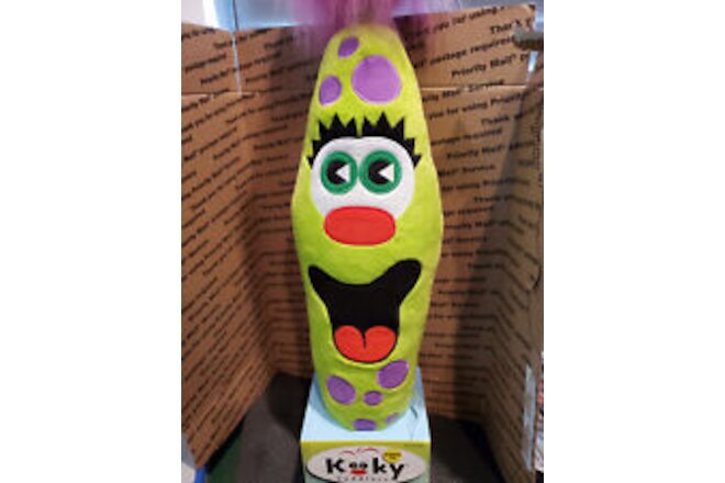 Kooky Kuddler Kooky's LARGE Bean Bag Toy COLLECT Buddy 142 Krew 19 24" Green
