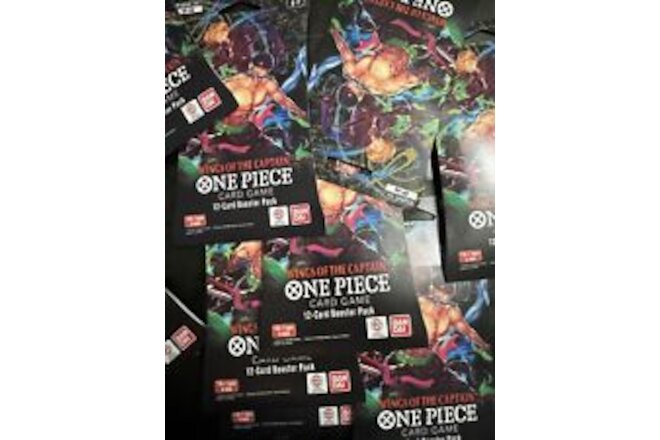 20 Packs LOT One Piece OP-06 Wings Of The Captain Blister Pack Sleeved Booster