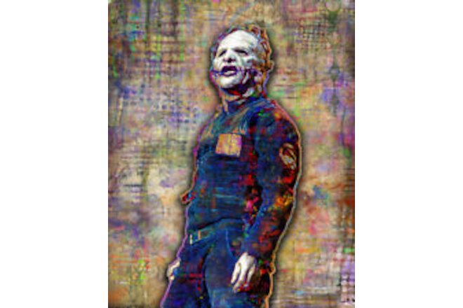 Corey Taylor SLIPKNOT Tribute Poster, SLIPKNOT Pop Art with Free Shipping US