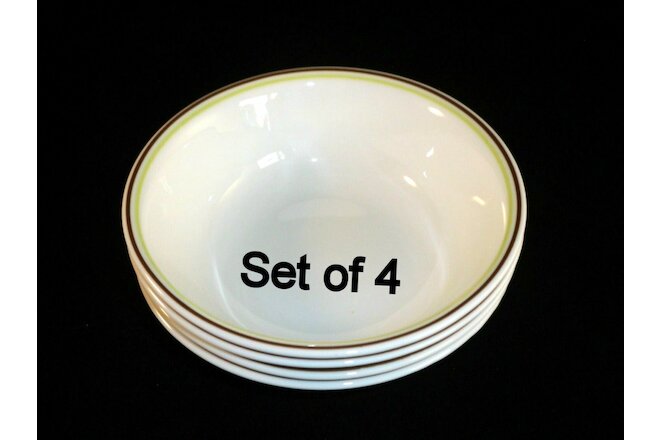 Set of 4 Corelle  SQUARED 6 1/4'' Cereal / Soup  Bowls 6.25"