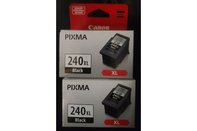 NEW CANON PIXMA Ink CARTRIDGE, (2-Pack) 240XL Black, Free Shipping