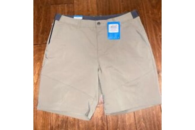 NEW Men's Columbia Tech Trail Omni Shade 8" Active Fit Shorts AO0291-221 SZ 34