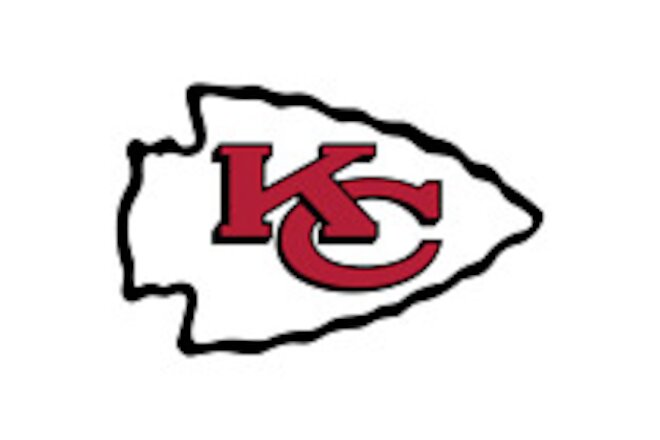 2-PACK  NFL TEAM LOGO  STICKER  NFL FOOTBALL KANSAS CITY CHIEFS 4 IN.
