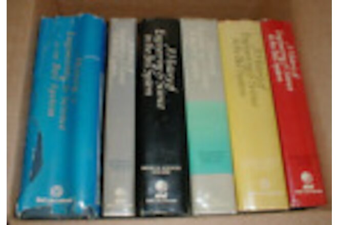 History of Engineering & Science in the Bell System 6 Book Lot HC DJ