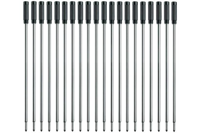 L:4.5 In Ballpoint Pen Refills for Cross Pens,Medium Point,Black Ink,Pack of 20