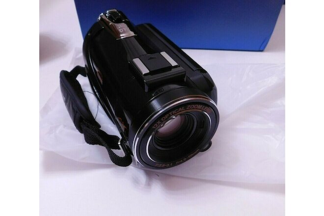 Ordro : Professional 4K Video Camera with 12X OPTICAL Zoom (Full kit setup) -NEW