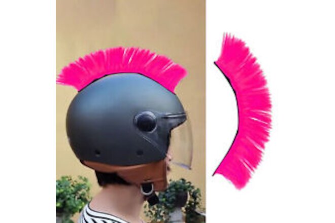 Helmet Mohawk Cuttable Stable Tear Resistant Helmet Wig Sticker Fastener Tape lf