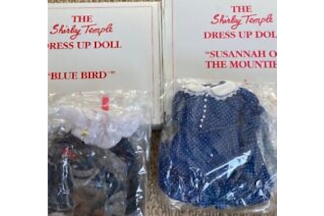 The 'Shirley Temple' Dress Up Doll Outfits-Fits 16” Doll
