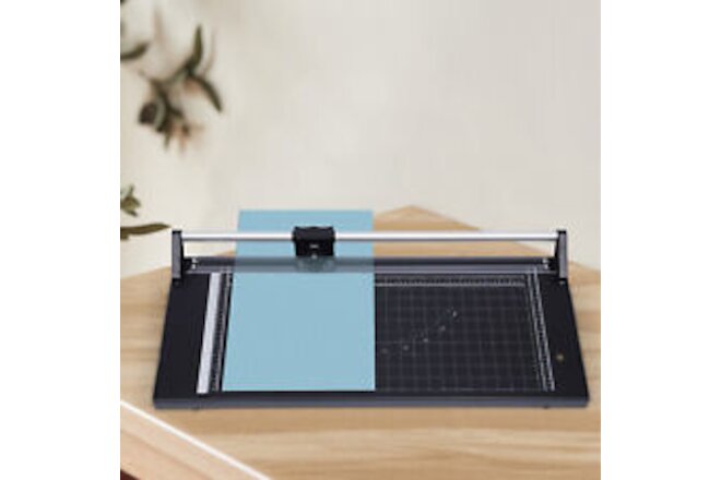 US - 24 Inch Manual Precision Rotary Paper Trimmer Sharp Photo Paper Cutter New
